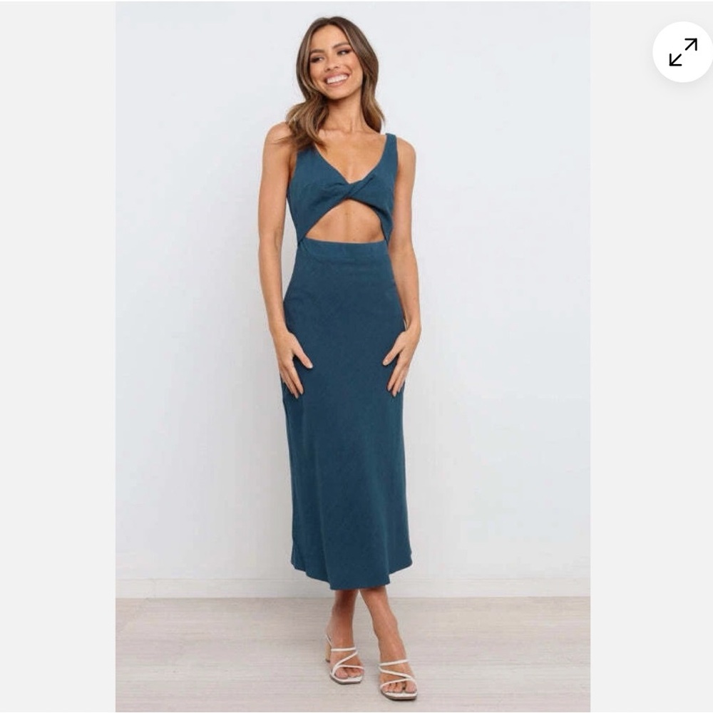 Petal and Pup Apollo Dress in Teal Navy - Size 4